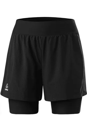 Löffler Lauftights Damen Running W 2IN1 SHORTS ASSL 27776 sch - Verkäufer: highway-shop