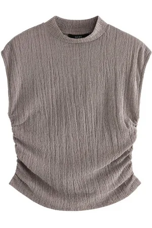 Next Shirttop Ärmelloses Struktur-Oberteil, seitliche Raffung (1-tlg) - Verkäufer: Germany GmbH