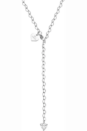 Purelei Y-Kette Schmuck Geschenk Endless Love Herz Glitzer, 23031, mit Zirkonia (synth)