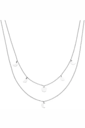 Purelei Kette mit Anhänger Schmuck Geschenk Luna Anhänger Halbmond Layering