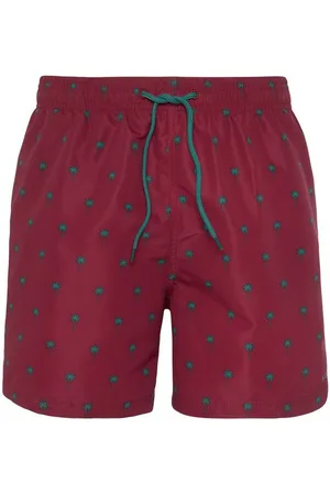 QS by s.Oliver Badeshorts mit Palmen-Design