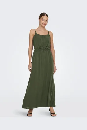 ONLY Maxikleid ONLNOVA LIFE VIS STRAP MAXI DRESS SOLID