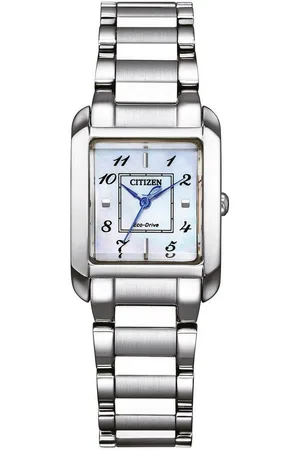 Citizen Solaruhr EW5600-87D, Armbanduhr, Damenuhr, Edelstahlarmband, Saphirglas