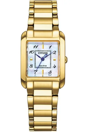 Citizen Solaruhr EW5602-81D, Armbanduhr, Damenuhr, Edelstahlarmband, Saphirglas