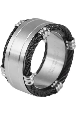 Akzent Fingerring José aus Edelstahl, /schwarz Gr. 58 - 72 (Einzeln), Herren Ring - Verkäufer: Shaghafi GmbH