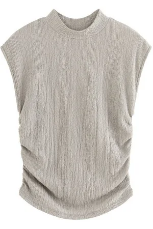Next Shirttop Ärmelloses Struktur-Oberteil, seitliche Raffung (1-tlg) - Verkäufer: Germany GmbH
