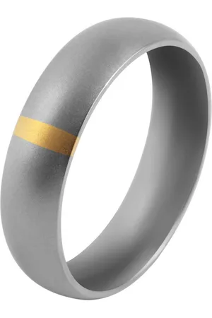 Akzent Partnerring Yanko aus Edelstahl, bicolor, Gr. 58 - 72 (Einzeln), Herren Ring - Verkäufer: Shaghafi GmbH