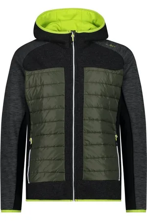 CMP Kapuzensweatjacke MAN JACKET FIX HOOD PIOMBO MEL. - Verkäufer: Alpensportler