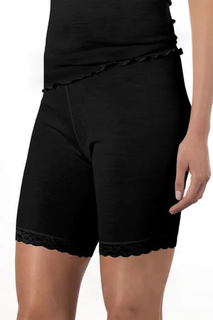 Nina Von C. Thermounterhose Damen Radlerhose Wool Silk (Stück, 1-St) Zwickel - Verkäufer: Sibrise