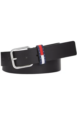 Tommy Hilfiger Ledergürtel TJM RYAN 3.5 Schlaufe mit -Badge