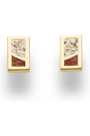 DUR Ohrring-Set Schmuck: Ohrring, Ohrstecker "Duett" mit Strandsand und Bernstein - Verkäufer: Strandsandschmuck