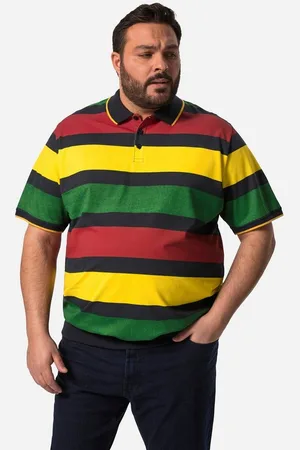 Boston Park Poloshirt Poloshirt Bauchfit Halbarm Streifen - Verkäufer: Popken Fashion Group