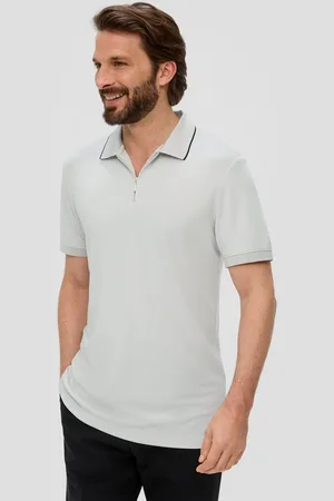 QS by s.Oliver Kurzarmshirt Poloshirt aus Modalmix Blende - Verkäufer: s.Oliver