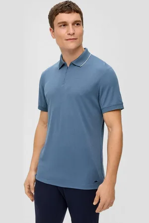 QS by s.Oliver Kurzarmshirt Poloshirt aus Modalmix Blende - Verkäufer: s.Oliver