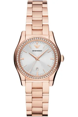 Emporio Armani Quarzuhr AR11559, Armbanduhr, Damenuhr, analog, Edelstahlarmband
