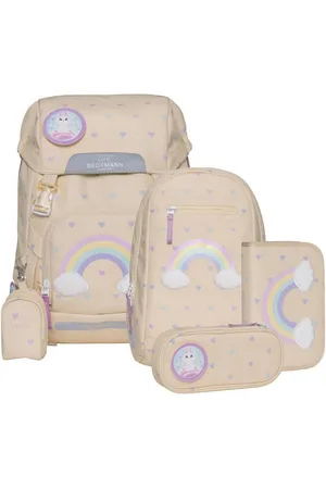 Beckmann Schulranzen Classic (6tlg., inkl. Sportrucksack, Federmäppchen, Schlamperrolle und Buttons) - Verkäufer: Ranzenfee & Koffertroll GmbH