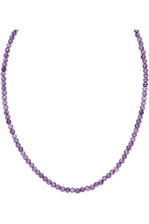 Purelei Perlenkette Schmuck Geschenk Edelstein, 23381, mit Amethyst oder Aventurin