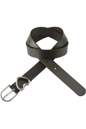 HUGO BOSS Ledergürtel Zoey-HL_Sz25 mit Herz Element aus Metall