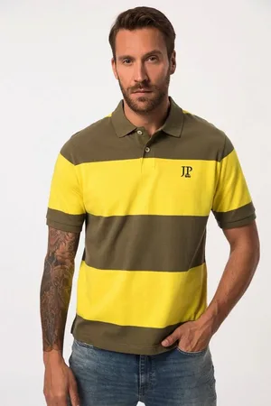 JP 1880 Poloshirt Poloshirt Halbarm Piqué Ringel bis 8 XL - Verkäufer: Popken Fashion Group