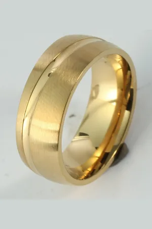 Akzent Partnerring Peyton aus Edelstahl, Ionenplattiert, , Gr. 58 - 72 (Einzeln), Herren Ring - Verkäufer: Shaghafi GmbH