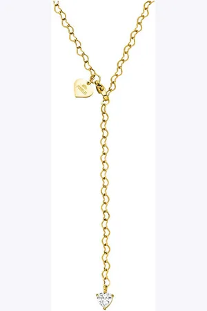 Purelei Y-Kette Schmuck Geschenk Endless Love Herz Glitzer, 23031, mit Zirkonia (synth)