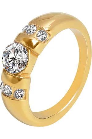 Akzent Fingerring Vangelia aus Edelstahl, Zirkoniabesatz, , Gr. 48 - 62 (Einzeln), Damen Ring - Verkäufer: Shaghafi GmbH