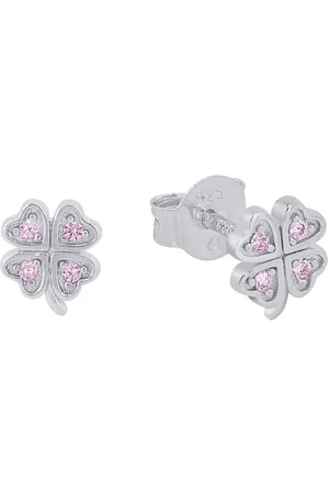Prinzessin Lillifee Paar Ohrstecker Kleeblatt, 2037942, mit Zirkonia (synth)