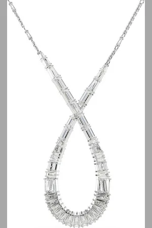 Swarovski Kette mit Anhänger Hyperbola, Verschiedene Schliffe, Unendlichkeit, 5679438, mit ® Kristall