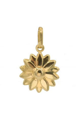 Bella Carina Blumenanhänger Anhänger Blume 1,15 cm aus 585 Gold 14 Karat (1-tlg), 585 Gold - Verkäufer: