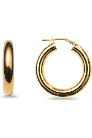 iz-el Paar Creolen BLAIR - CREOLE - GOLD, 925 Sterling Silber - Verkäufer: