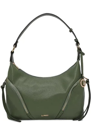 L.Credi Hobo L.CREDI L.CREDI Hobo-Bag LARINA Damen-Umhängetasche Schwarz Moos - Verkäufer: Bag & Belt