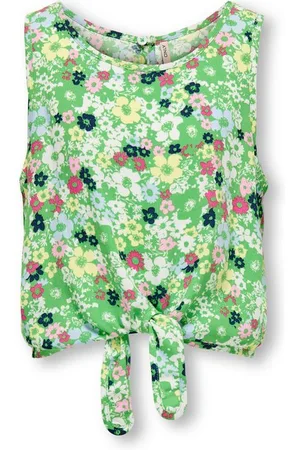 ONLY Shirttop KOGANE FLOWER S/L KNOT TOP PTM - Verkäufer: Dorins Kindermode