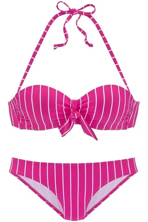 vivance collection Bügel-Bandeau-Bikini mit Zierschleife am Top