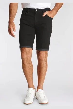 ARIZONA Jeansshorts gerader Schnitt, knieumspielende Länge, niedrige Leibhöhe