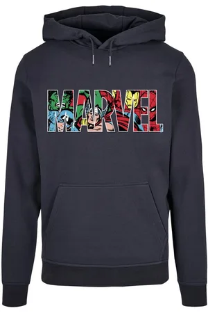 Absolute Cult Kapuzensweatshirt Herren Marvel Logo Character Infill Hoody (1-tlg)