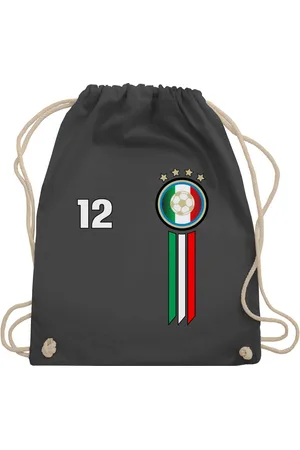 Shirtracer Turnbeutel 12. Mann Italien Emblem, 2026 Fussball WM Fanartikel - Verkäufer: