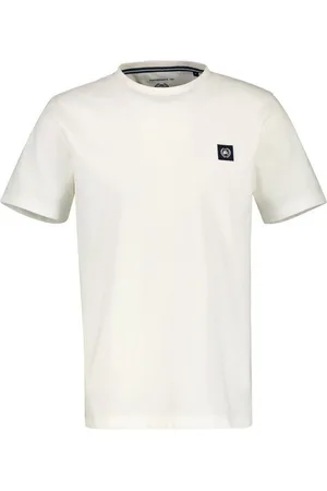 Lerros T-Shirt T-Shirt in Cool & Dry Qualität, unifarben