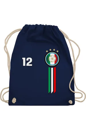 Shirtracer Turnbeutel 12. Mann Italien Emblem, 2026 Fussball WM Fanartikel - Verkäufer: