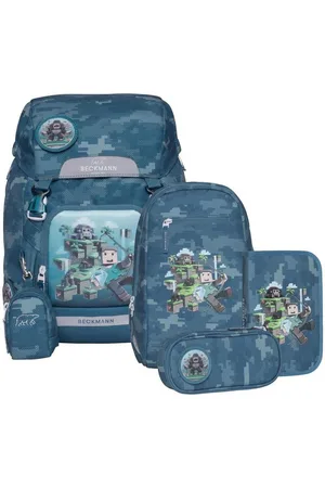 Beckmann Schulranzen Classic (6tlg., inkl. Sportrucksack, Federmäppchen, Schlamperrolle und Buttons) - Verkäufer: Ranzenfee & Koffertroll GmbH