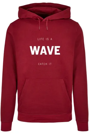 Merchcode Kapuzensweatshirt Herren Summer - Life is a wave Basic Hoody (1-tlg)