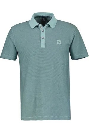 Lerros Poloshirt Poloshirt mit abgesetztem Kragen
