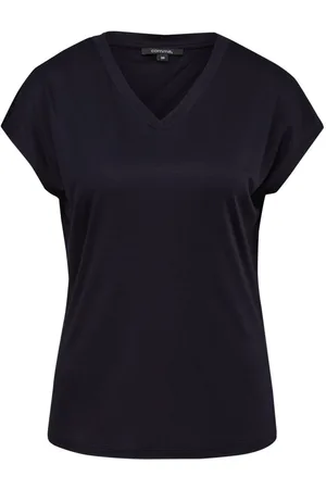 Comma, Kurzarmshirt Fließendes Viskose-T-Shirt in Seidenoptik - Verkäufer: s.Oliver