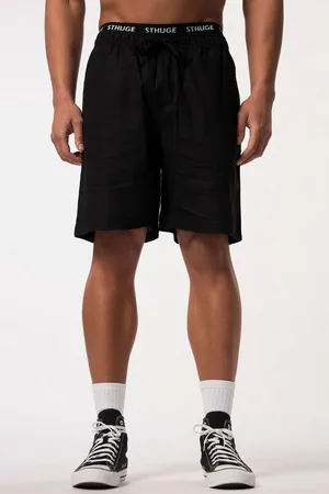 STHUGE Bermudas Bermuda Regular Fit Leinenmix Elastikbund bis 8 XL - Verkäufer: Popken Fashion Group
