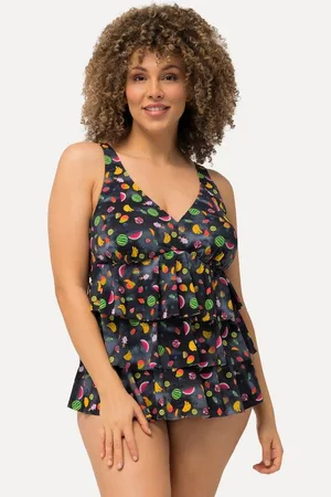 Ulla Popken Tankini Tankini Früchte Softcups Volants recycelt - Verkäufer: Popken Fashion Group