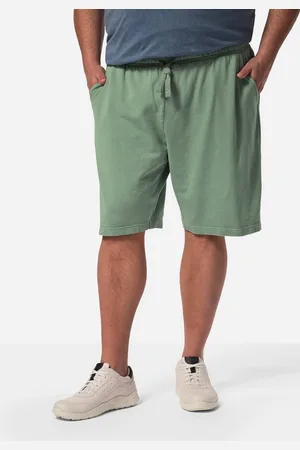 Men Plus Bermudas Men+ Sweat-Shorts Elastikbund Vintage Look - Verkäufer: Popken Fashion Group