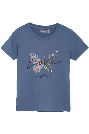 Color Kids T-Shirt COT-shirt W. Print -S/S, Girl Kids T-Shirt mit Quick Dry Funtkion - Verkäufer: meinemarkenmode