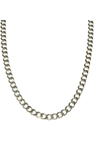 Karma Statementkette Herrenkette Silberkette Edelstahl silber 60 cm (Herrenschmuck Männerschmuck), Halskette Herren massiv - Verkäufer: Sanixa