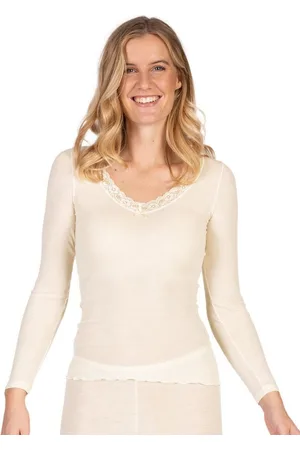 Nina Von C. Thermounterhemd Damen Langarm-Shirt Wool Silk (Stück, 1-St) - - Verkäufer: Sibrise