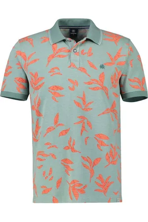 Lerros Poloshirt Poloshirt mit floralem Druck