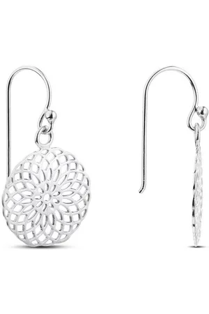 iz-el Paar Ohrstecker Ohrringe Silber Mandala - Ohrhänger, 925 Sterling Silber - Verkäufer: